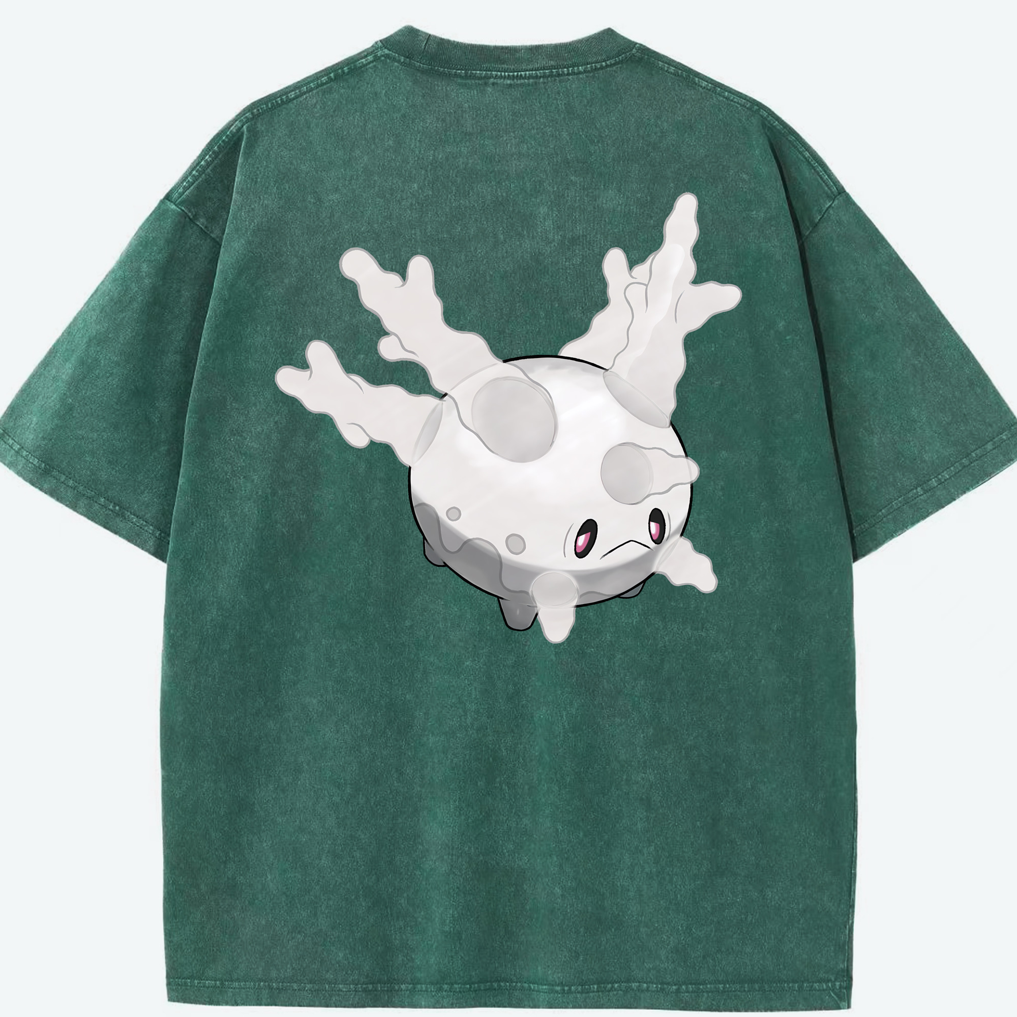 （画像用） ポケットモンスター Pokémon 綿100% ヴィンテージ風 半袖Tシャツ（背面プリント）